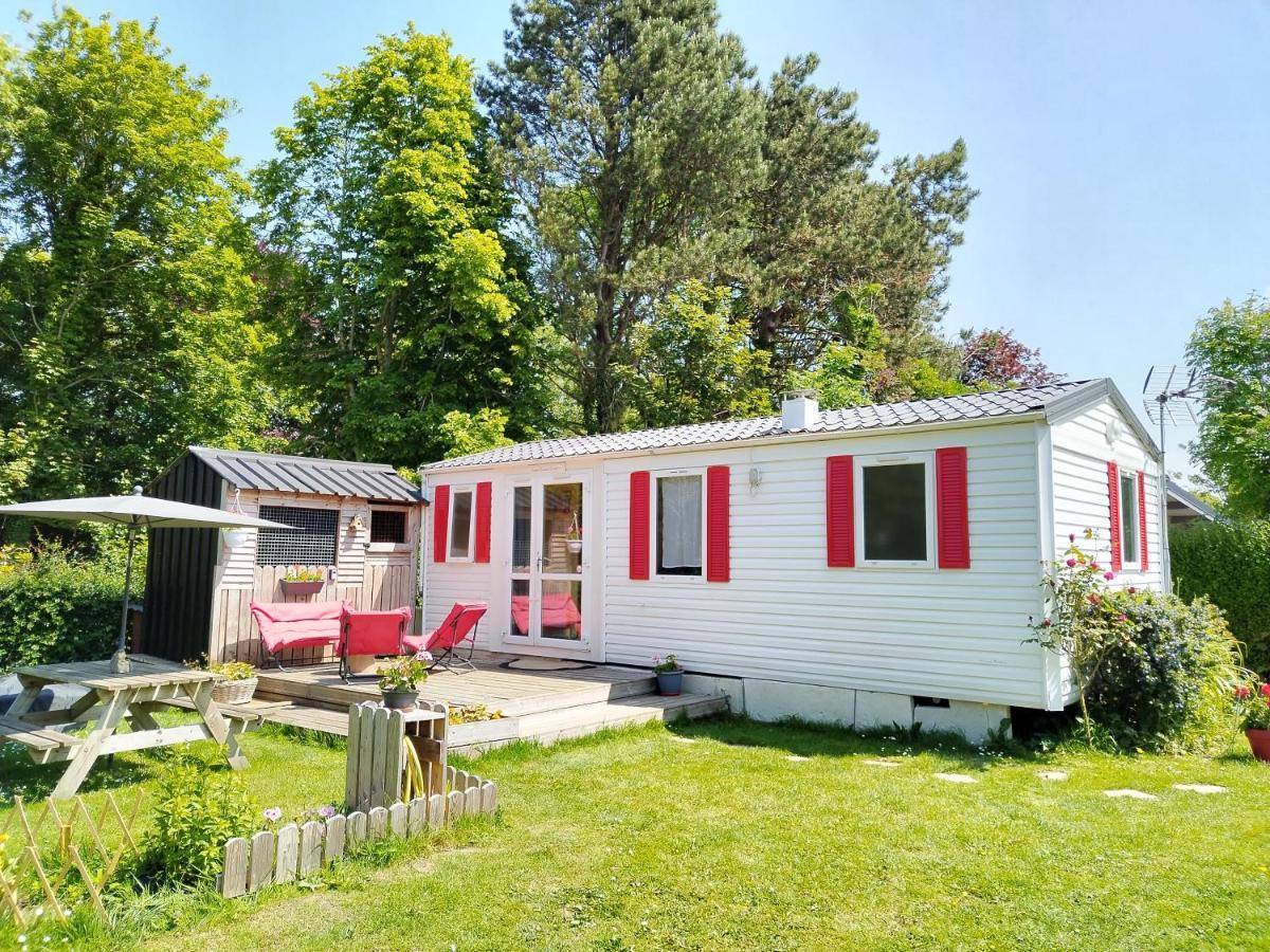Mobil-Home Coin De Paradis En Cote D'Opale Sur Terrain Prive Et Sa Caravane Hermelinghen Extérieur photo